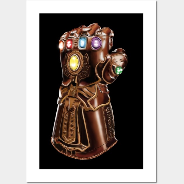 Infinity Gauntlet Wall Art by Danispolez_illustrations